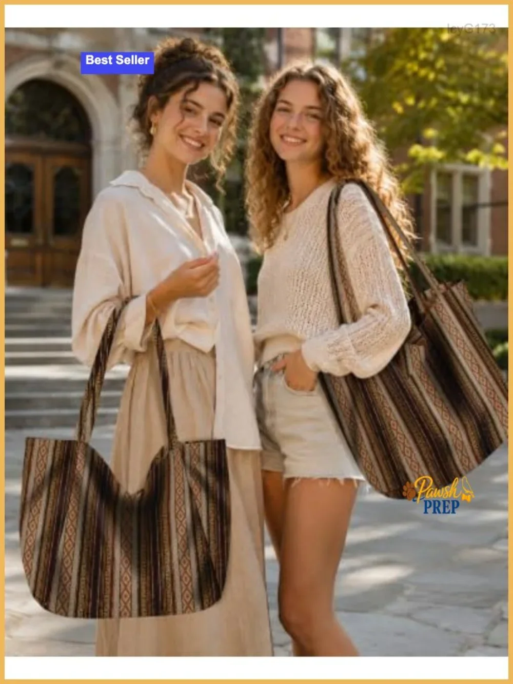 Women's Large Corduroy Hobo Bag - Boho Shoulder Tote with Zipper & Pockets